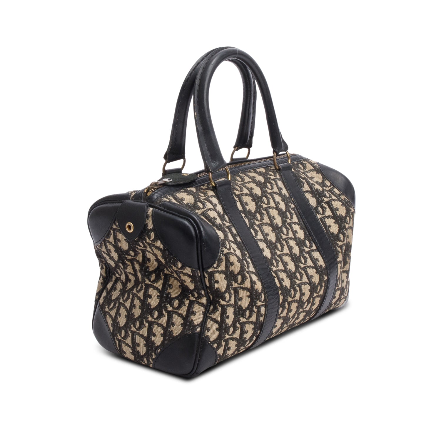 Dior Christian Navy issimo Boston Bag Small Travel Bag