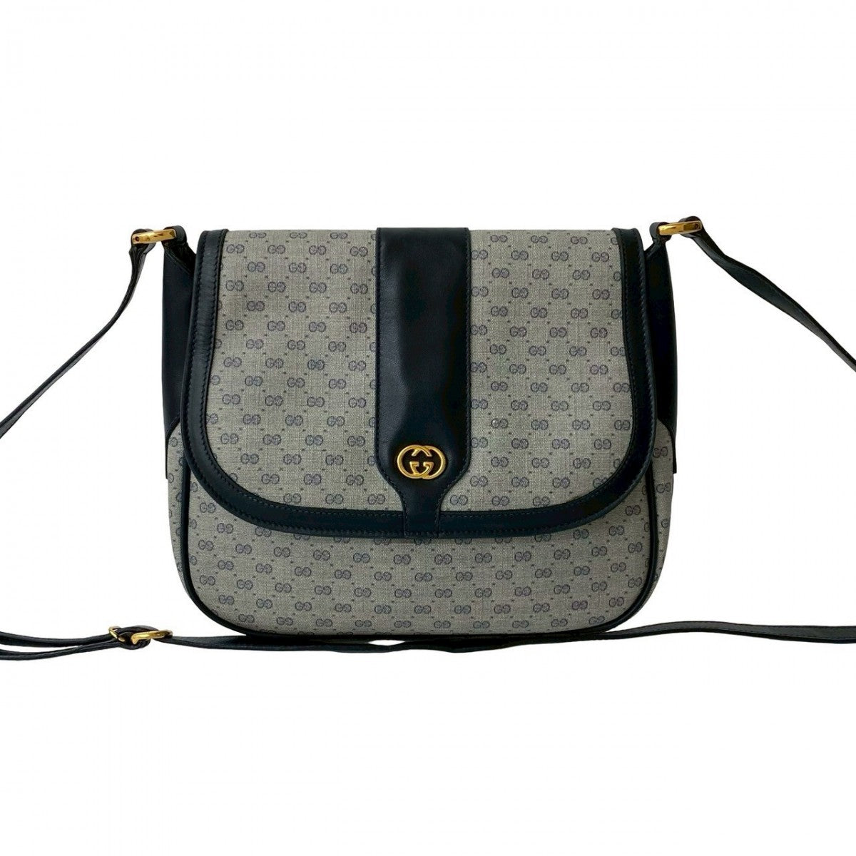 Gucci Leather Navy Shoulder Bag