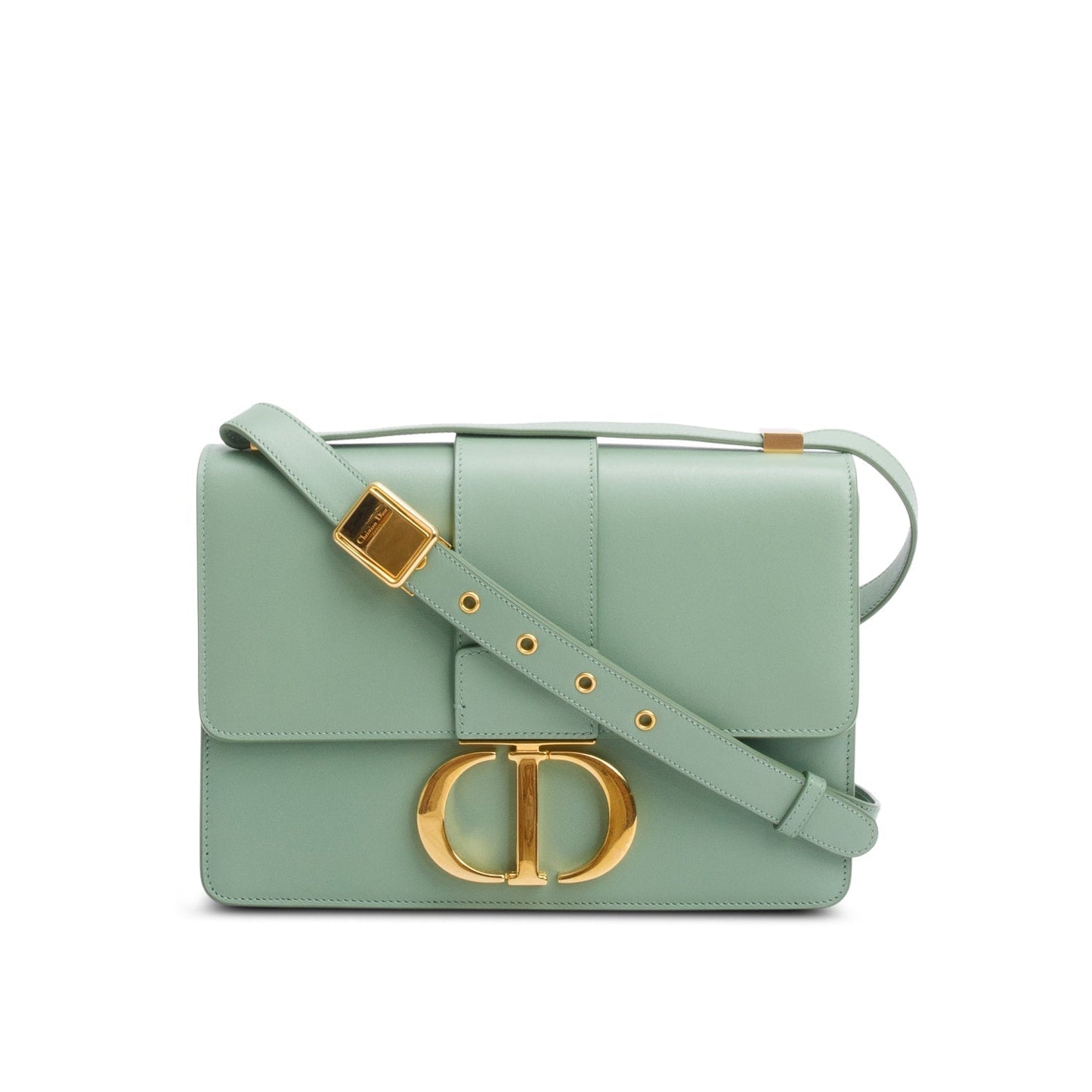 Dior Christian Box Montaigne Bag Leather Green Travel Bag