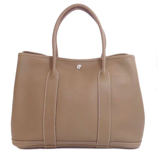 Hermes Tote Bag Negonda Garden Party Pm Etoupe Silvermetal Brown