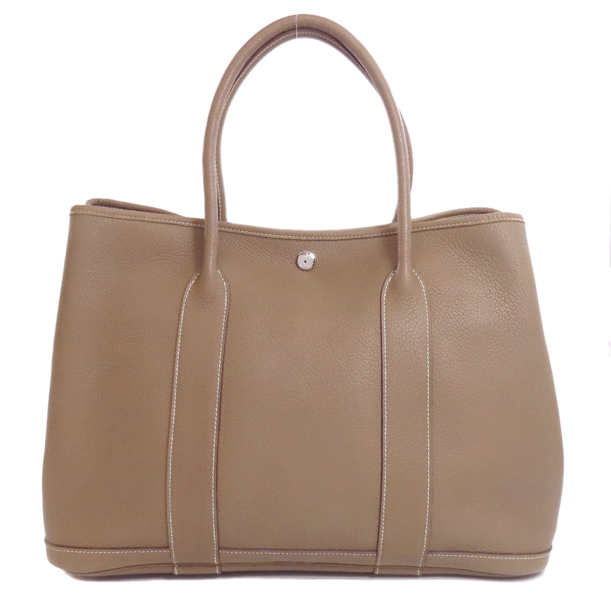 Tote Bag Negonda Garden Party Pm Etoupe Brown Silver