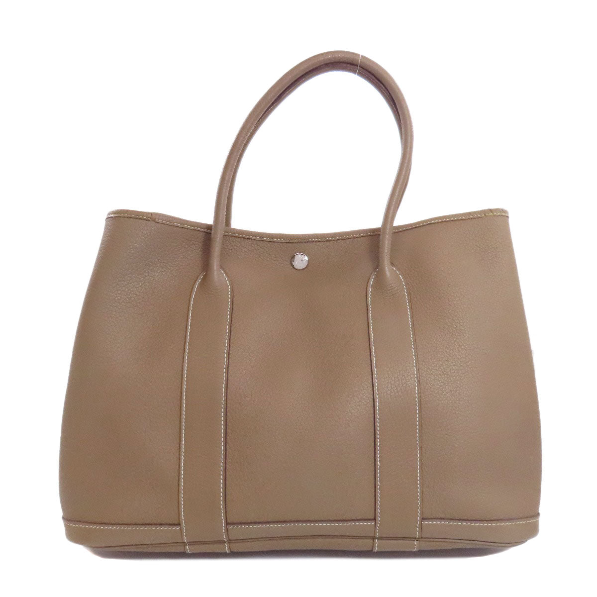 Tote Bag Negonda Garden Party Pm Etoupe Brown Silver