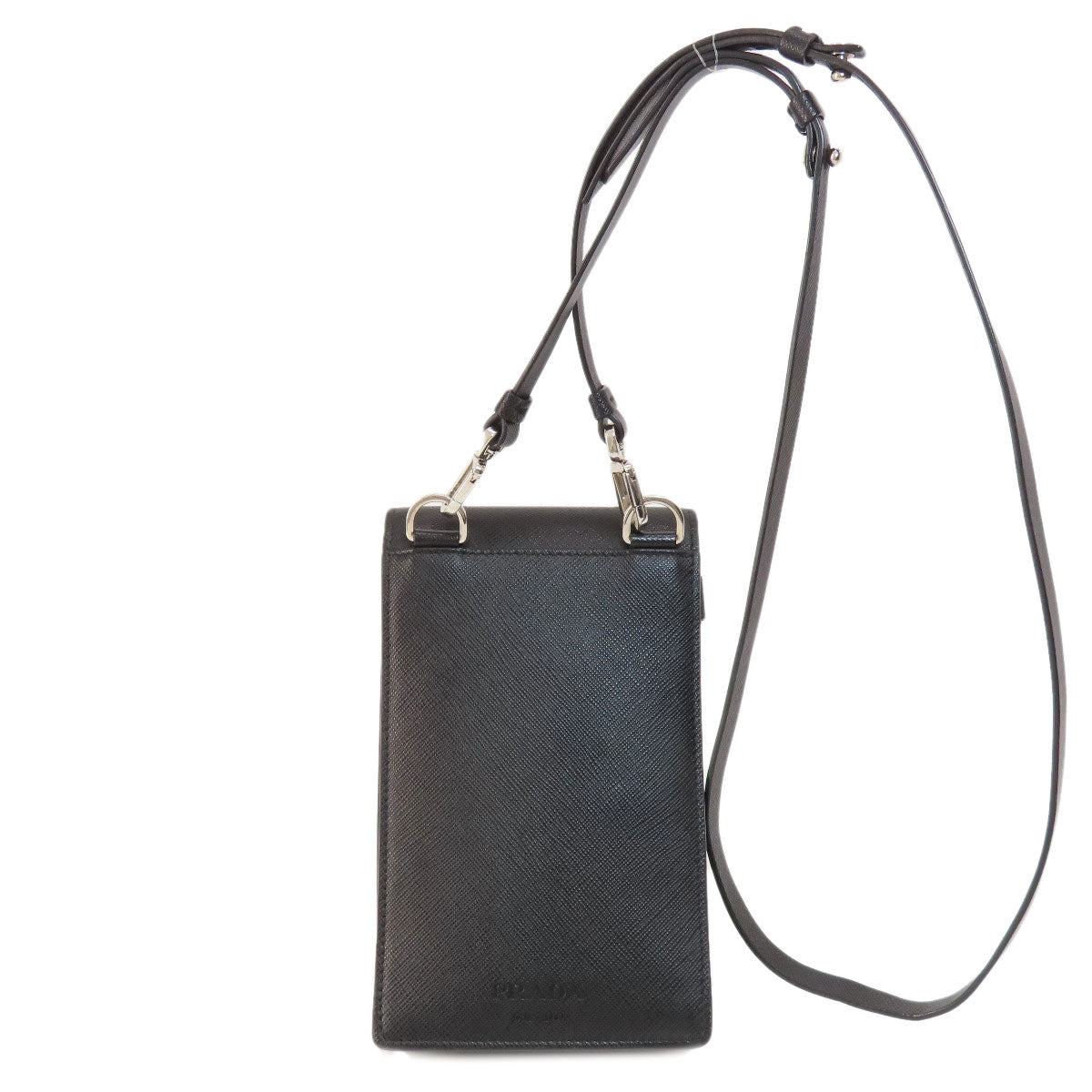 Shoulder Bag Saffiano Leather Black