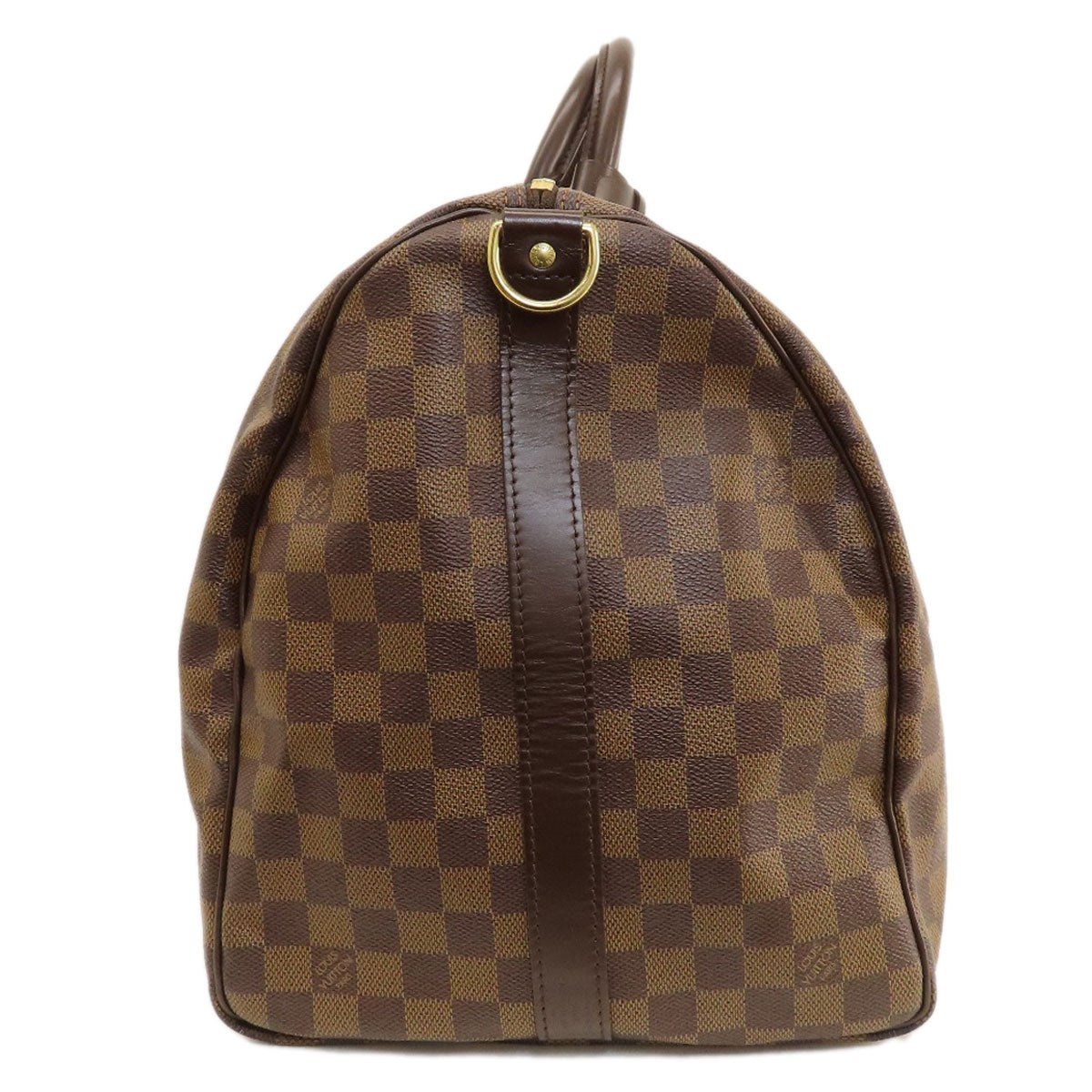 Louis Vuitton Boston Duffel N41414 Damier Keepall Canvas Brown Travel Bag