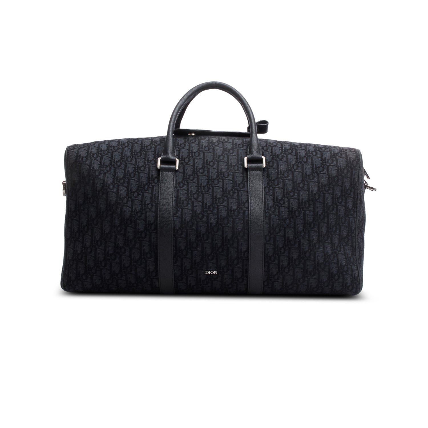 Dior Christian Oblique Lingot Duffel Bag Black Travel Bag