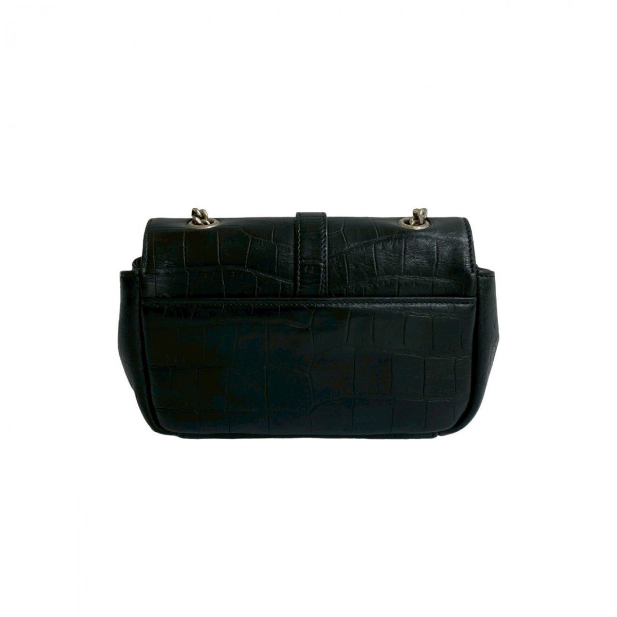 YSL Saint Laurent Yves Shoulder Bag Leather Black 652A3180973