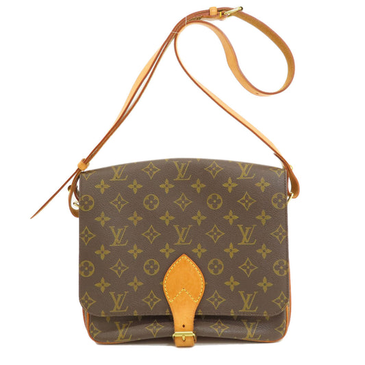 Louis Vuitton M51252 Cartouchiere Monogram Canvas Brown Shoulder Bag