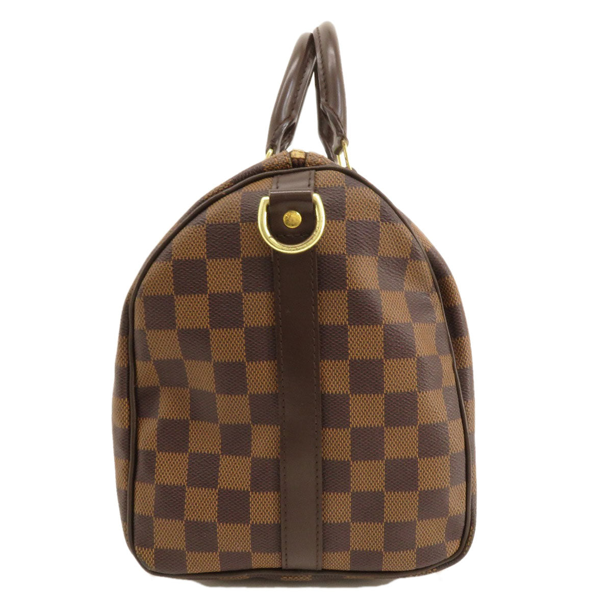 Louis Vuitton Boston Duffel N41367 Damier Speedy Canvas Brown Travel Bag