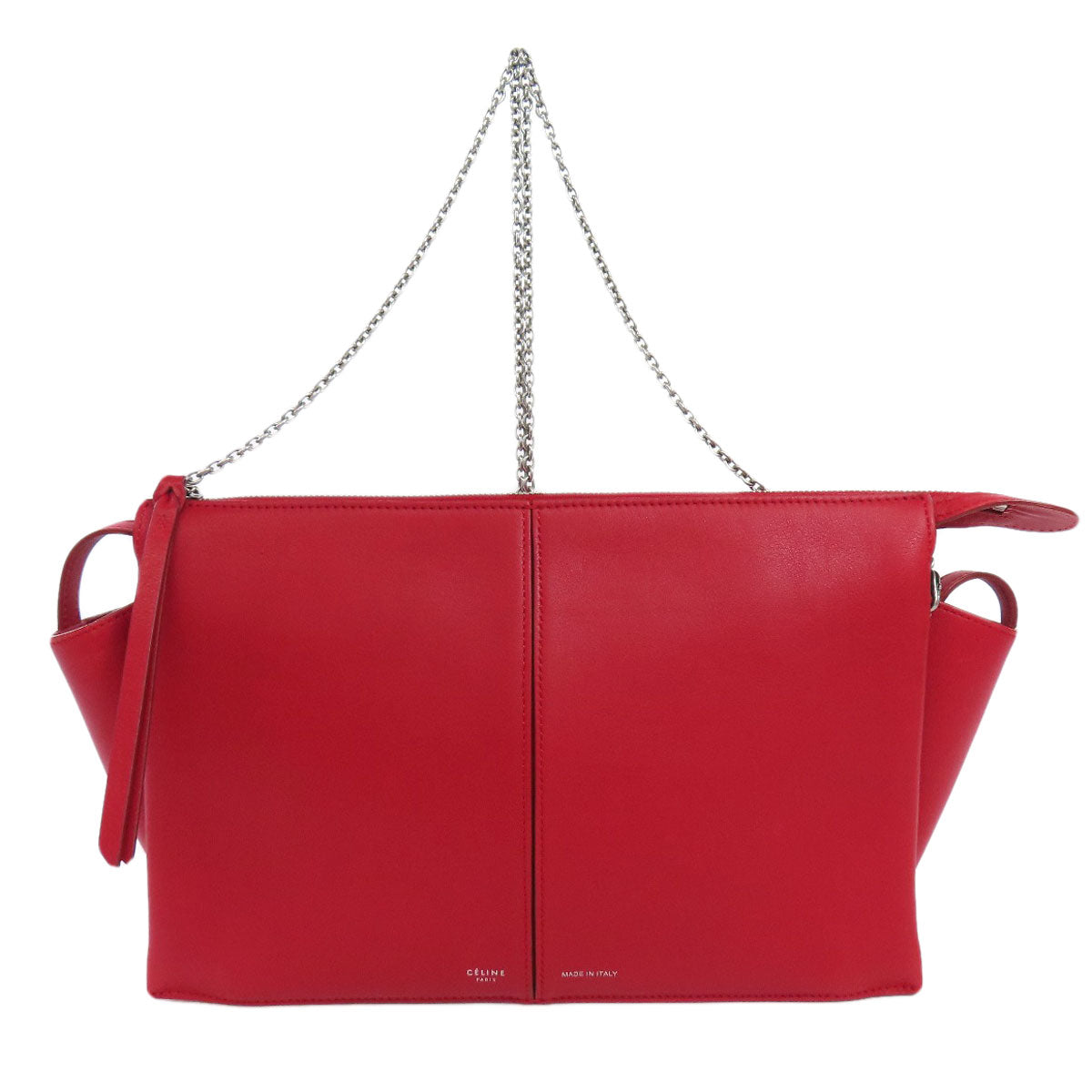 Shoulder Bag Calfskin Trillodo Red