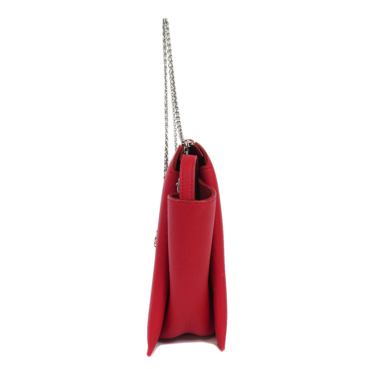 Shoulder Bag Calfskin Trillodo Red