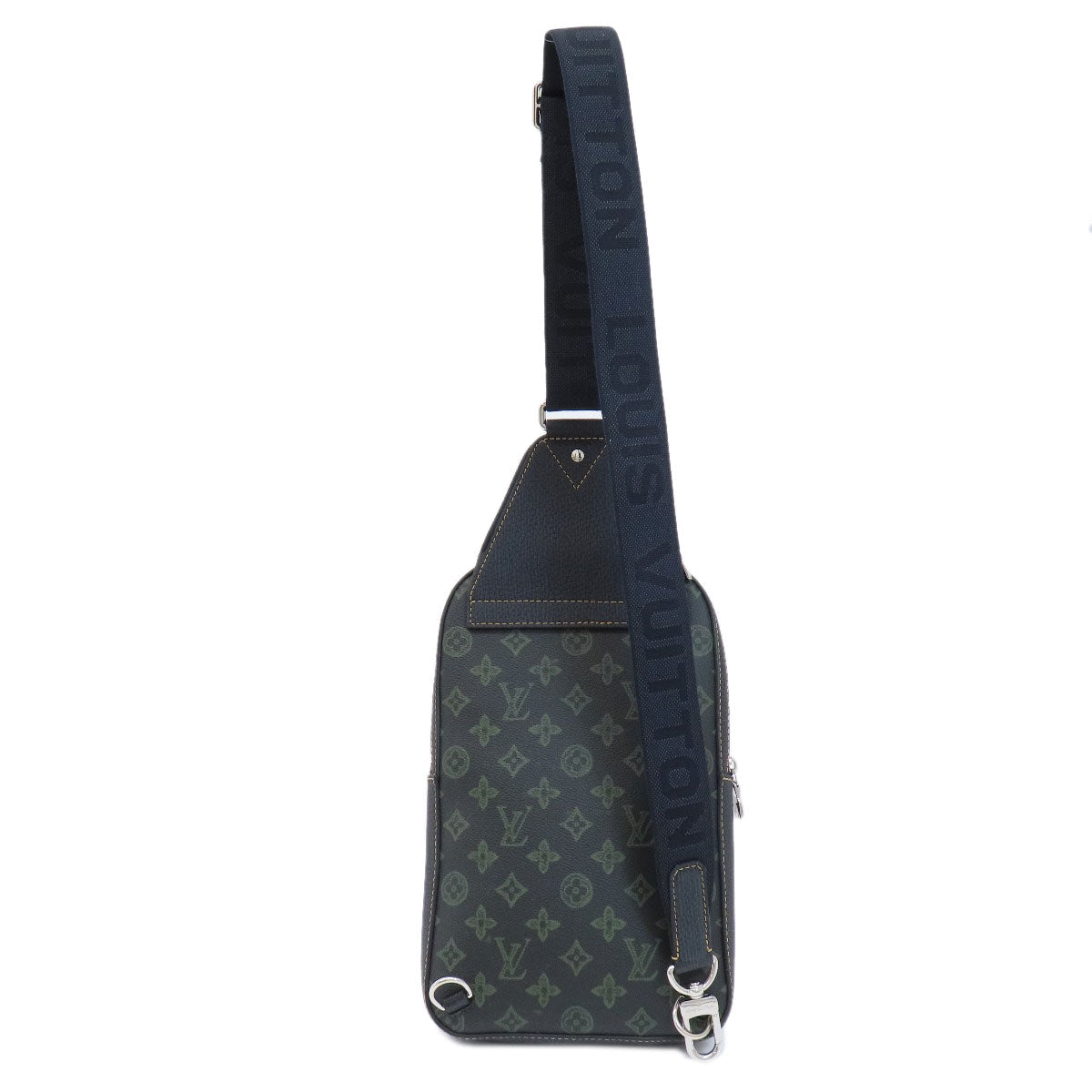 Louis Vuitton Sling M46344 Avenue Sling Records Monogram Canvas Green Crossbody Bag