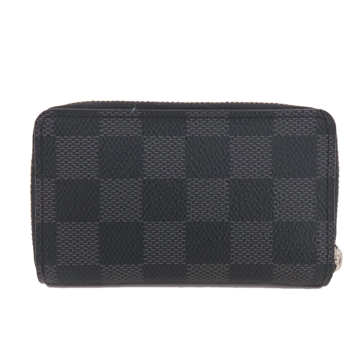 Louis Vuitton Coin N63076 Damier Zippy Coin Canvas Black Wallet Case 3