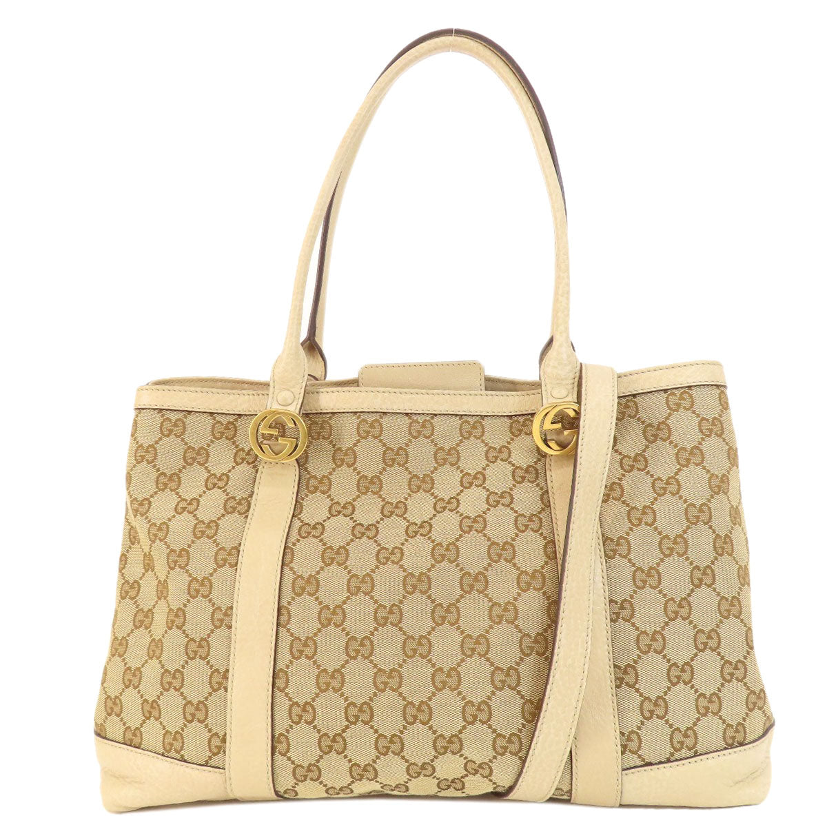 Gucci Miss GG Canvas Brown Tote Bag