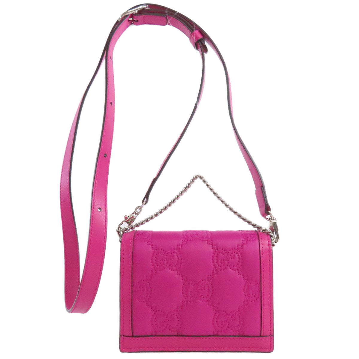 Gucci GG Long 2WAY Nylon Pink Shoulder Bag