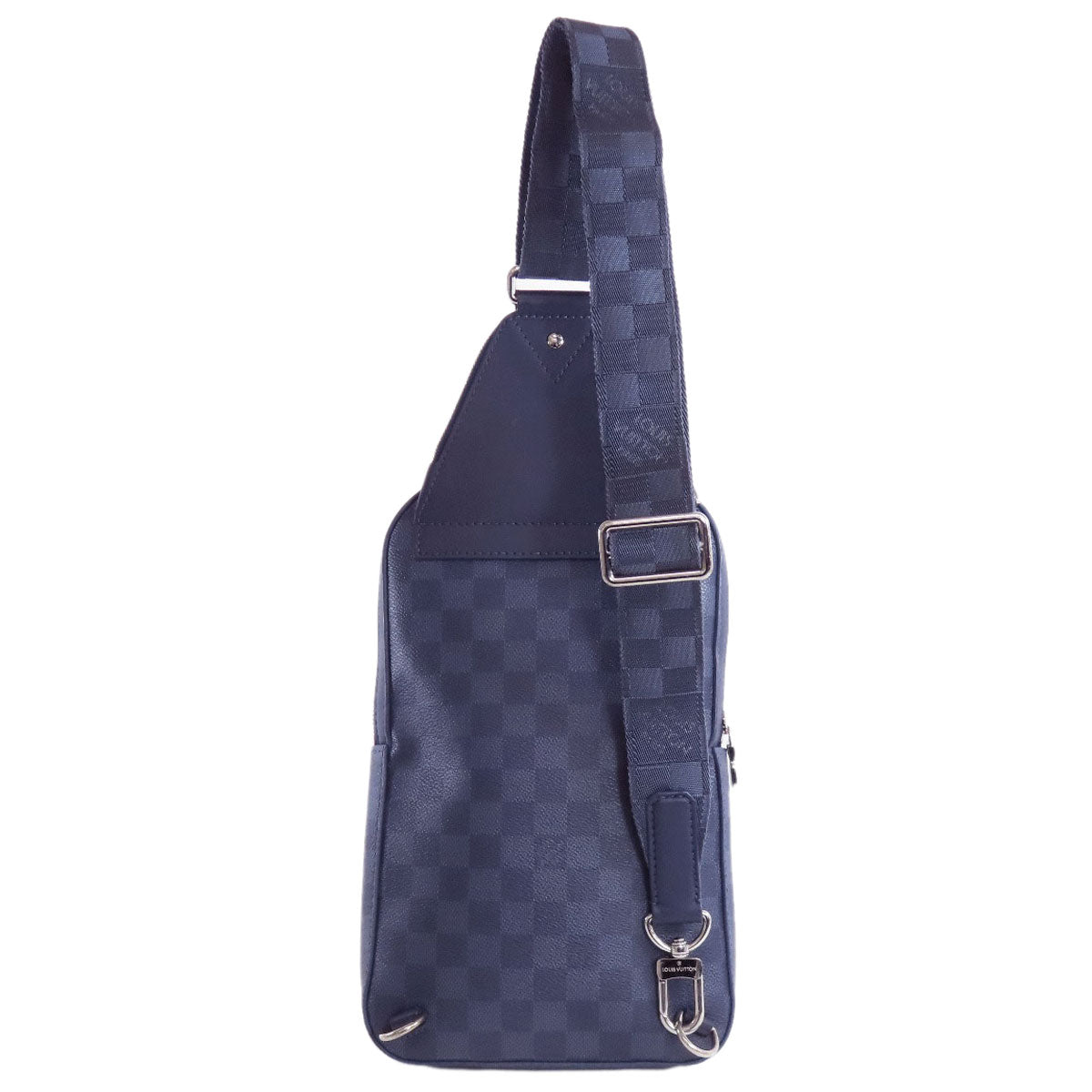 Louis Vuitton Sling Ｎ40439 Damier Anfini Avenue Navy Crossbody Bag
