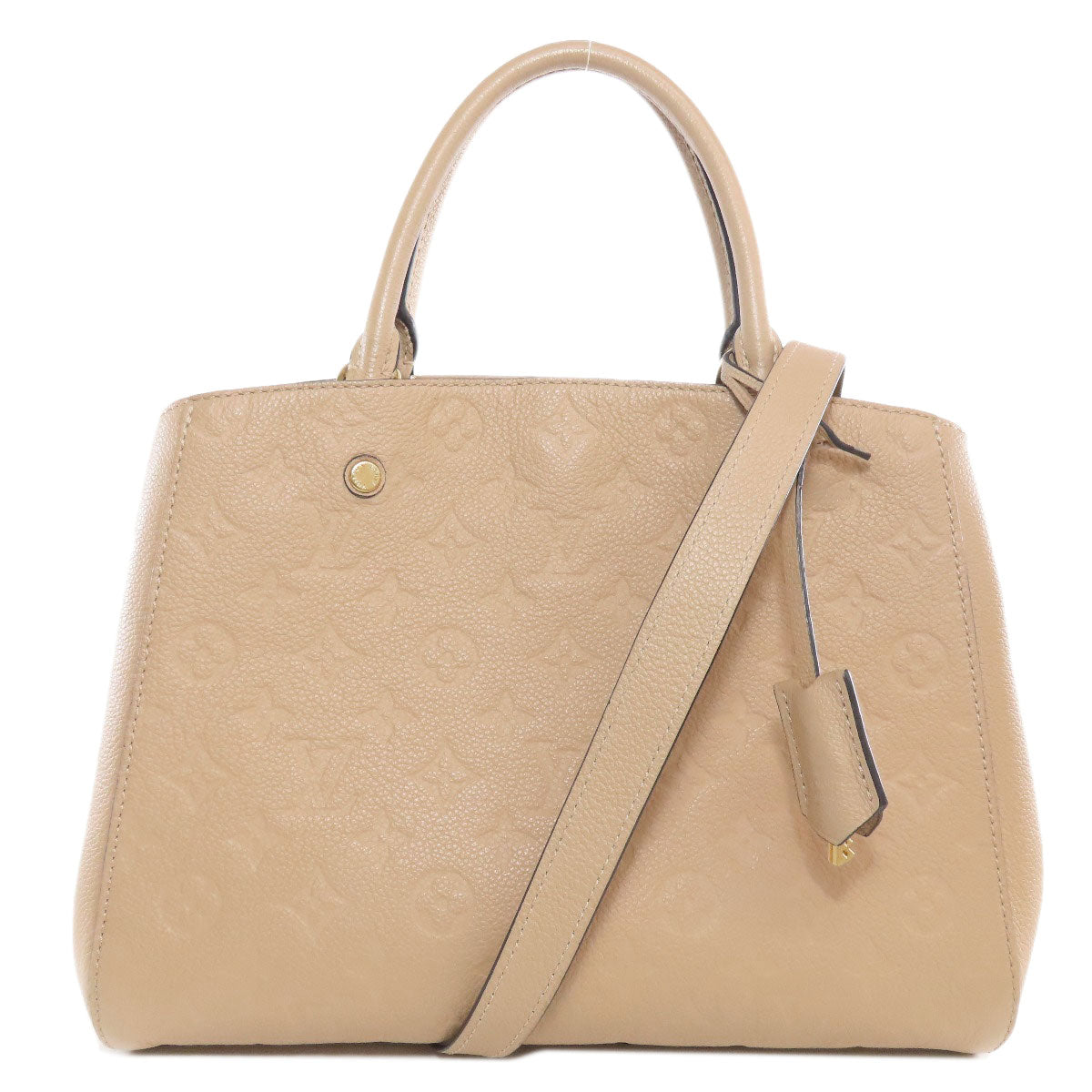 Louis Vuitton M41152 Ann Platt Montaigne MM Beige Handbag