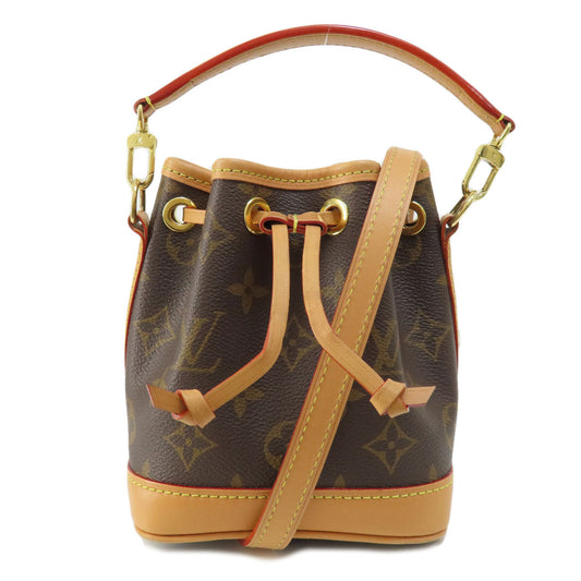 Louis Vuitton M81266 Nano Noe Monogram Canvas Brown Handbag