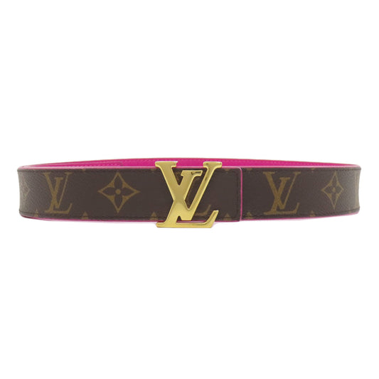 Louis Vuitton M0256 Suntur Initials Monogram Canvas Brown Belt