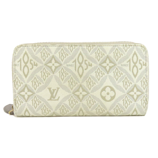 Louis Vuitton Long Purse M81172 Jaguar Zippy Monogram White Wallet Case