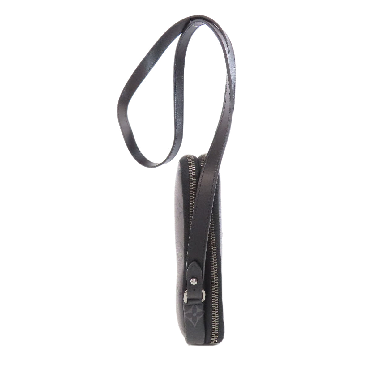 Louis Vuitton strap M69534 Eclipse Double phone Monogram Black Shoulder Bag