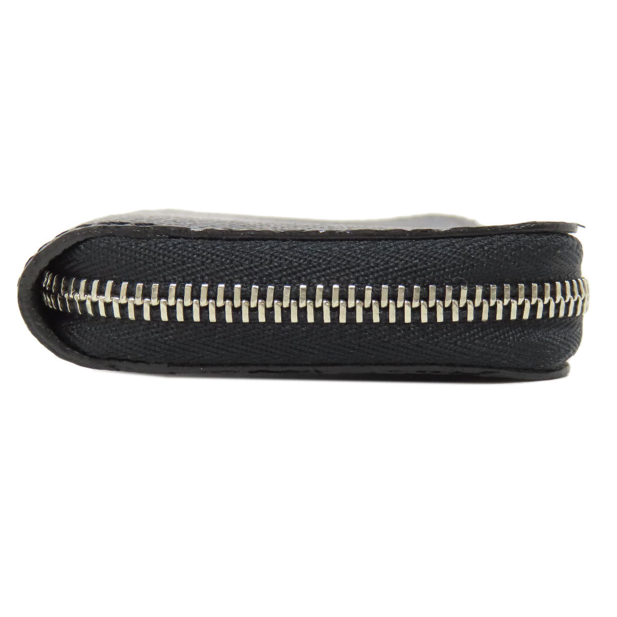 Louis Vuitton Coin N63076 Damier Zippy coin Canvas Black Wallet Case