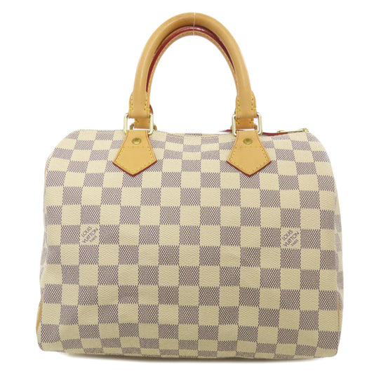 Louis Vuitton Boston Duffel N41534 Damier Speedy Canvas White Travel Bag