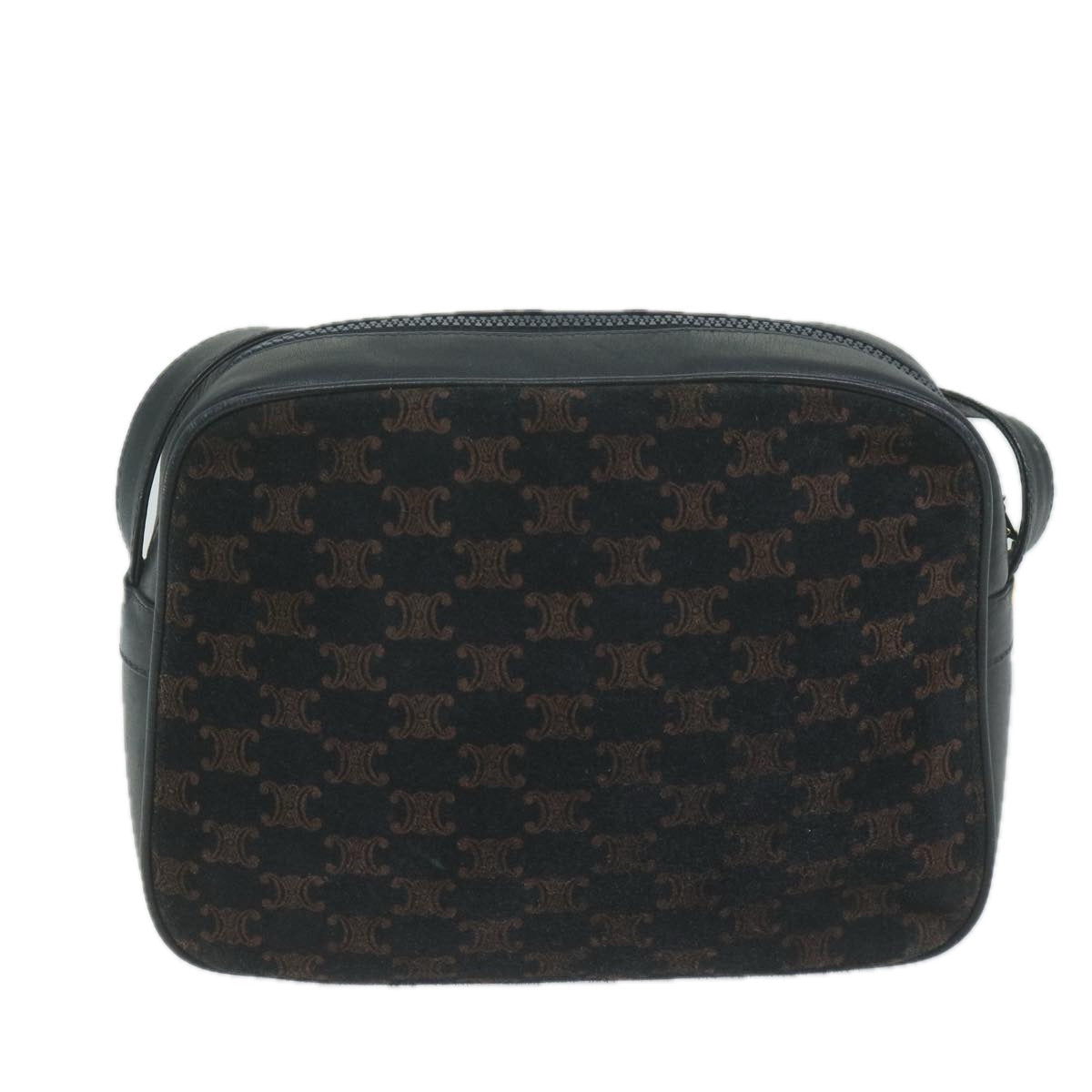 Luxury Macadam Shoulder Bag Navy Canvas