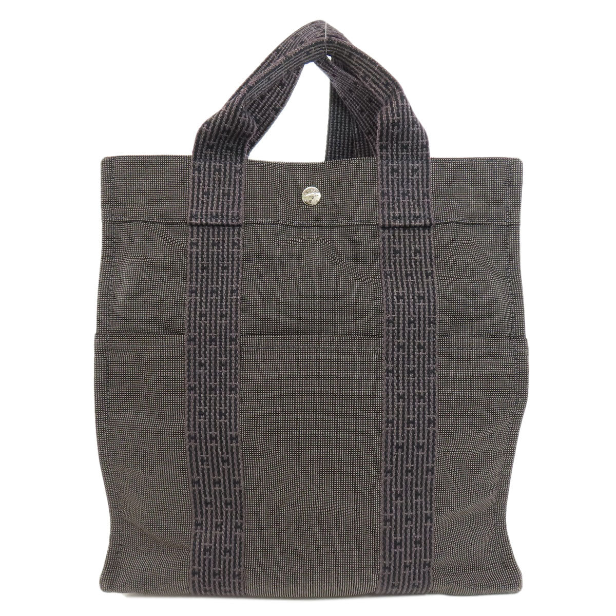 Hermes Backpack Her Line Ad Mm Canvas Gray 65811006
