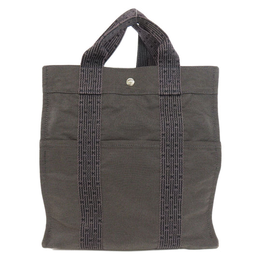 Hermes Backpack Her Line Ad Mm Canvas Gray 65811006