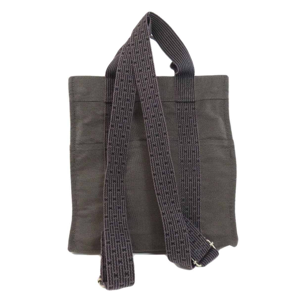 Hermes Backpack Her Line Ad Mm Canvas Gray 65811006