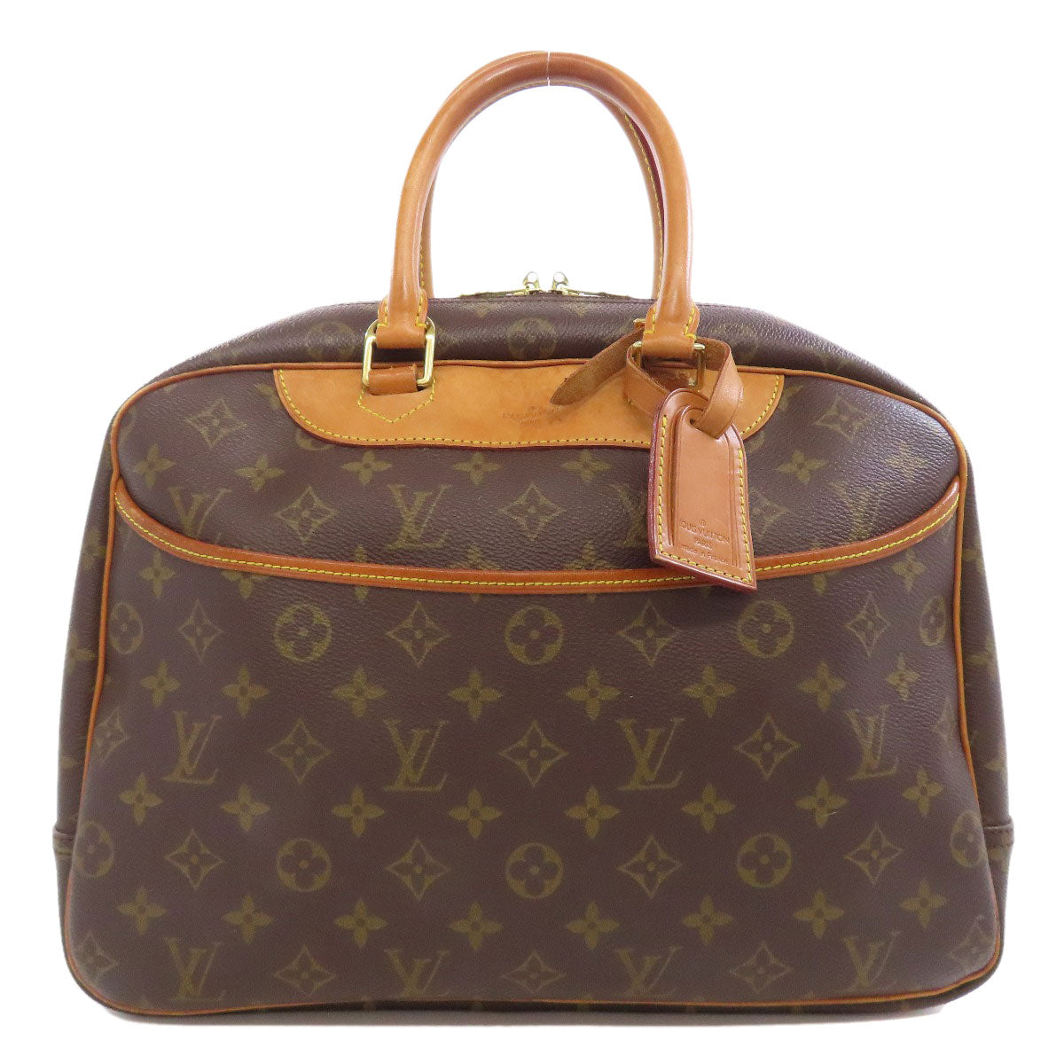 Louis Vuitton M47270 Deauville Monogram Canvas Brown Handbag 5