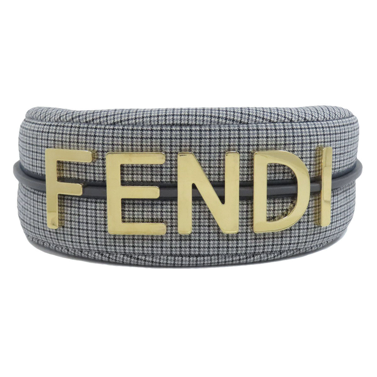 Fendi Shoulder Bag graphy Canvas Gray