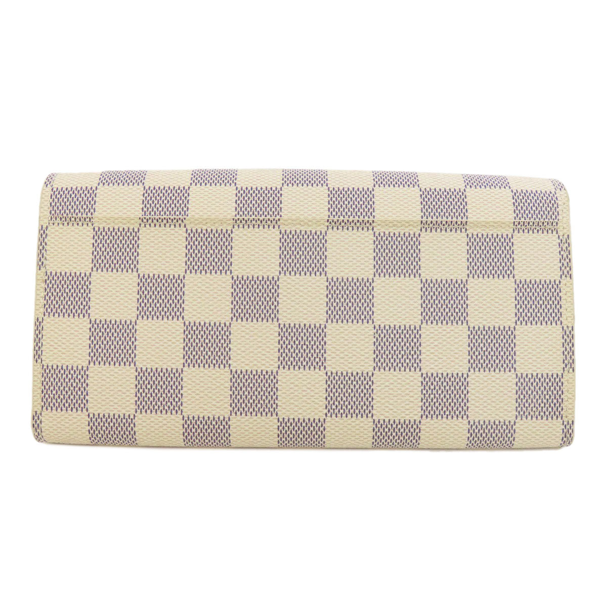 Louis Vuitton Long Purse N63208 Damier Portefeuille Canvas White Wallet Case