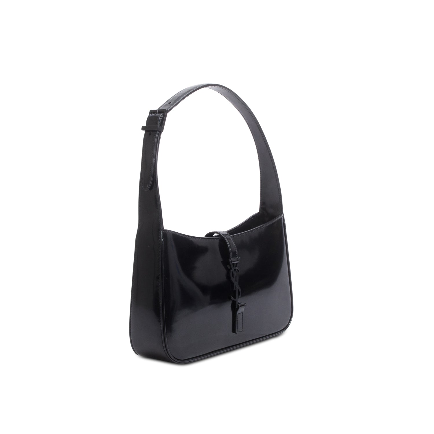 YSL Saint Laurent Patent Le Hobo Bag Leather Monogram Shoulder Bag