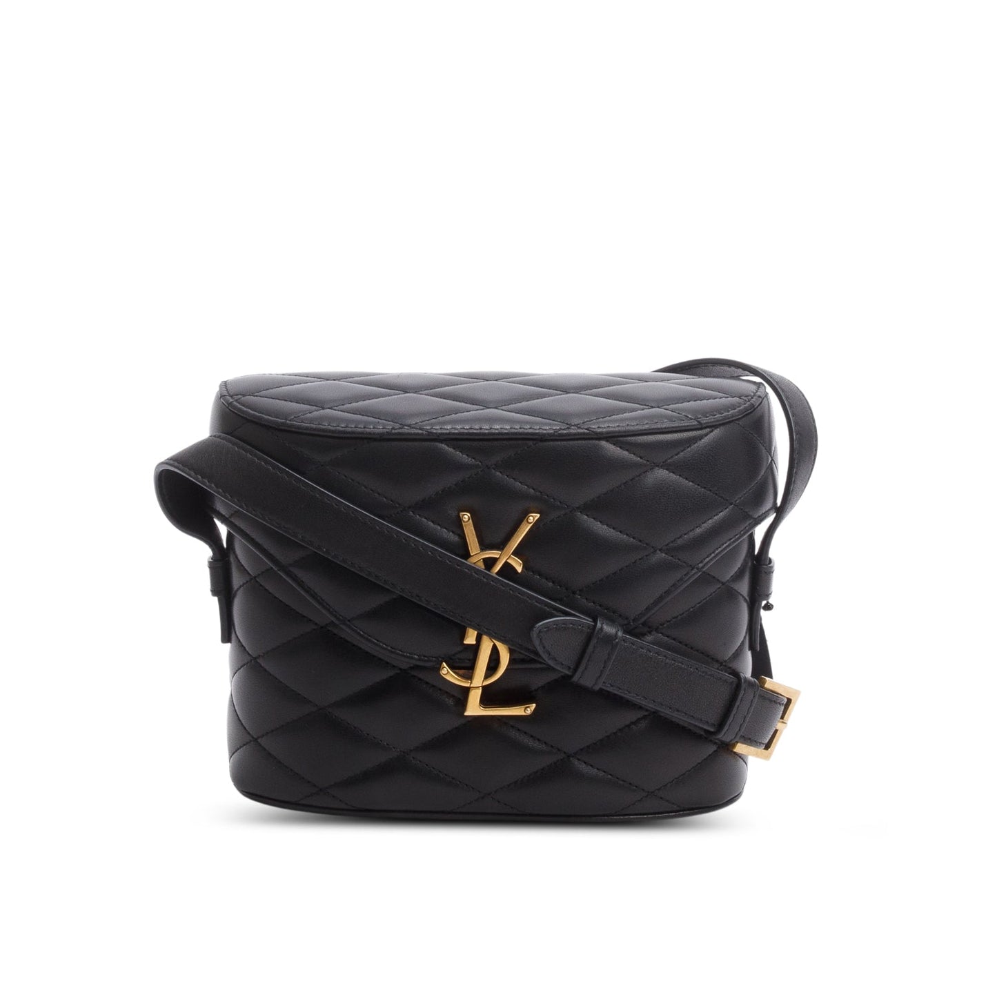 YSL Saint Laurent June Box Crossbody Bag Leather Quilted