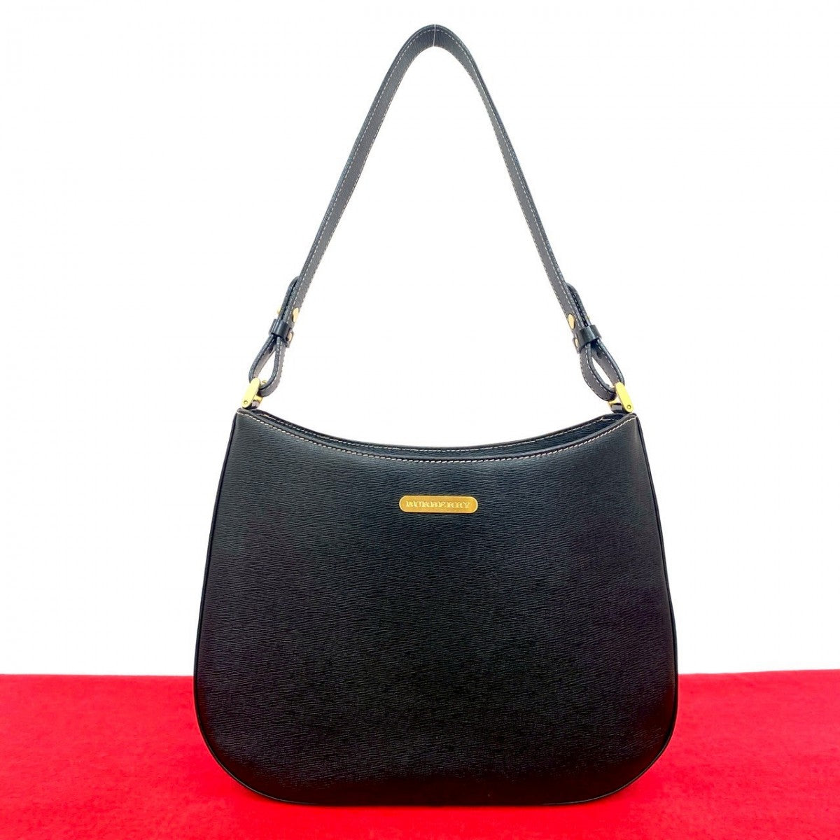 Burberry Shoulder Bag Leather Black 658B203451721