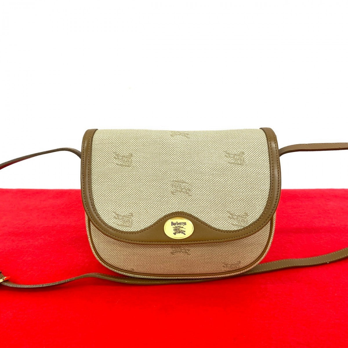Burberry Shoulder Bag Leather Brown 658B203451752