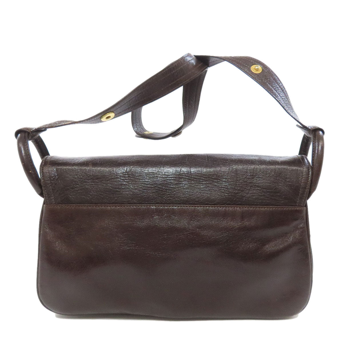 Shoulder Bag Carriage Women Leather Brown