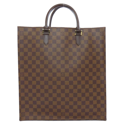 Louis Vuitton N51140 Damier Sac Plat Canvas Brown Handbag