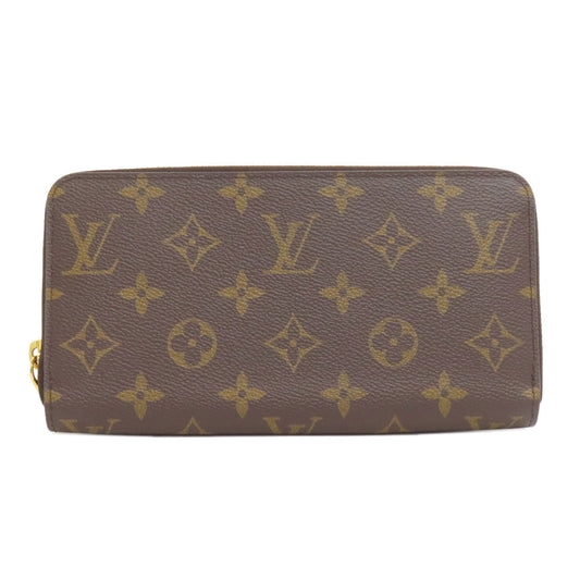 Louis Vuitton Long Purse M41895 Zippy Monogram Canvas Brown Wallet Case 2