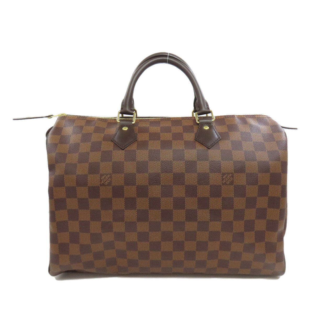 Louis Vuitton Boston Duffel N41363 Damier Speedy Canvas Brown Travel Bag