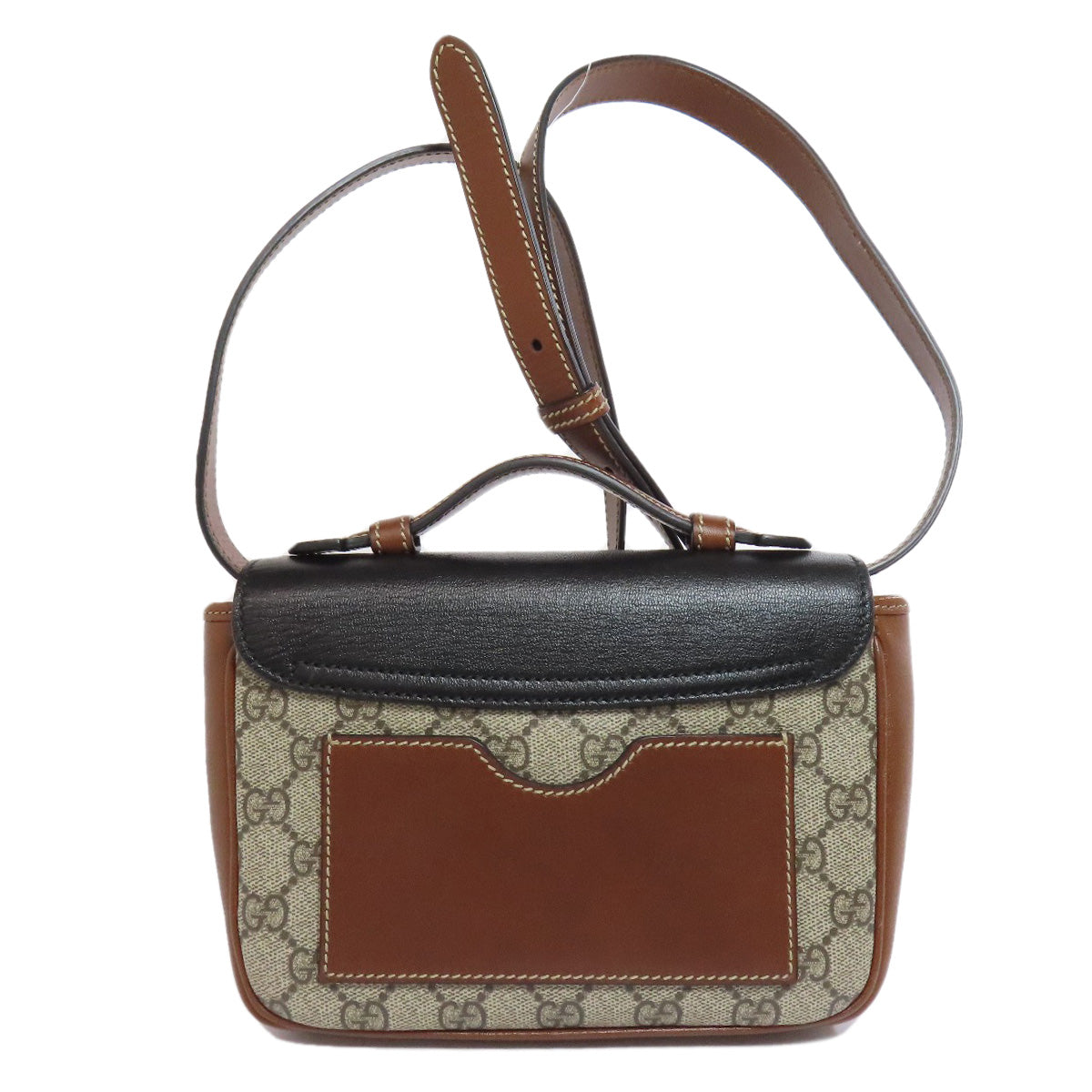Gucci PVC GG Supreme 2WAY Brown Shoulder Bag