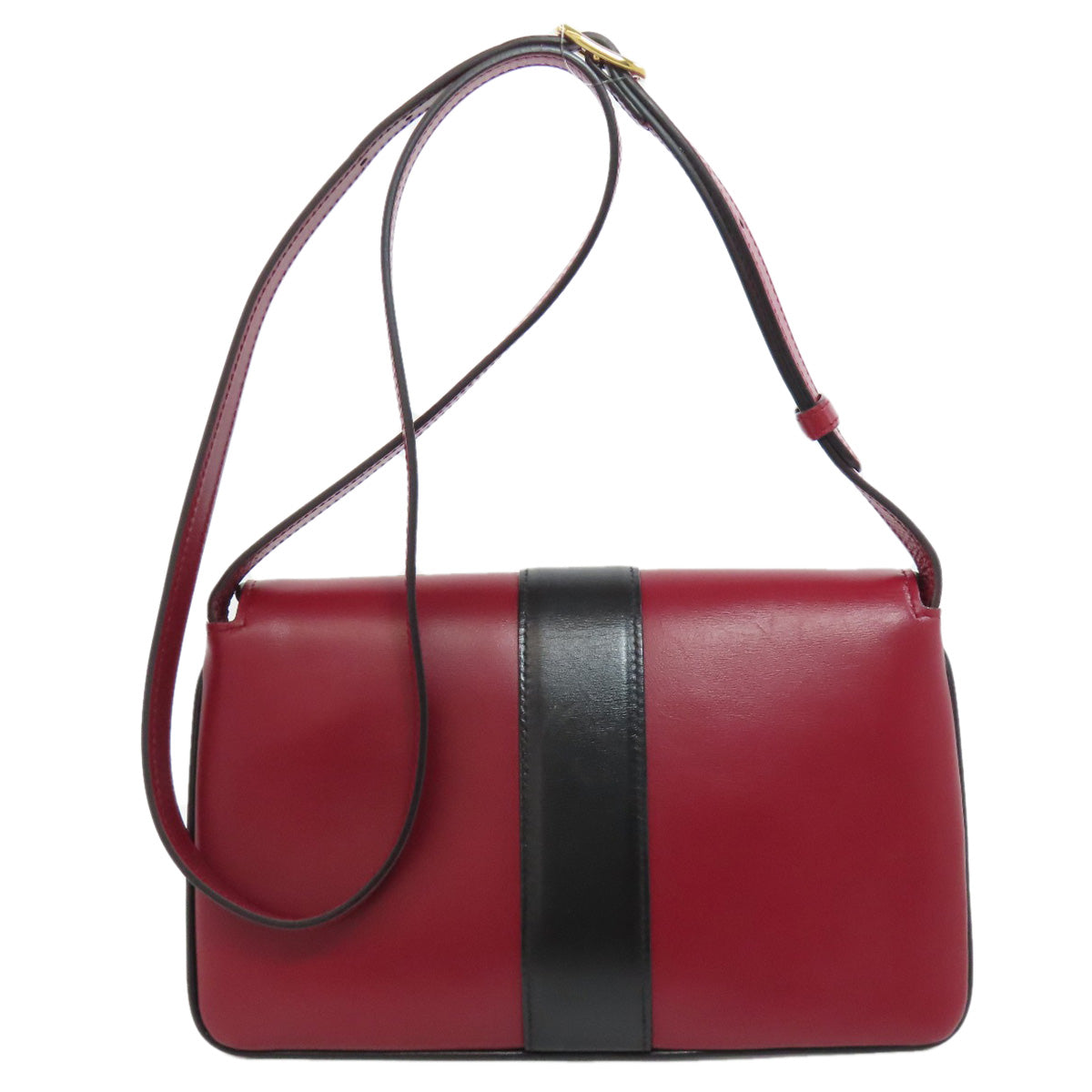 Gucci Ally GG Marmont Calfskin Red Shoulder Bag