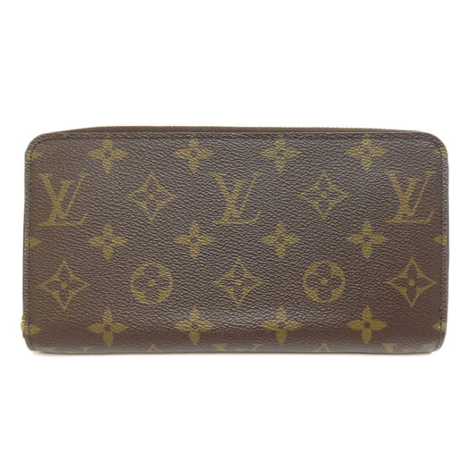 Louis Vuitton Long Purse M42616 Zippy Monogram Canvas Brown Wallet Case 4