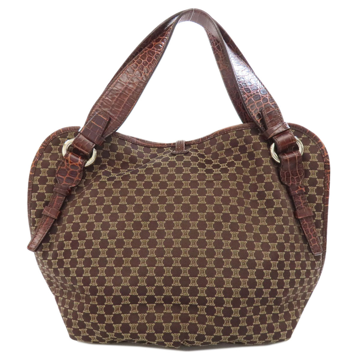 Tote Bag , Macadam Pattern Women Leather Nylon