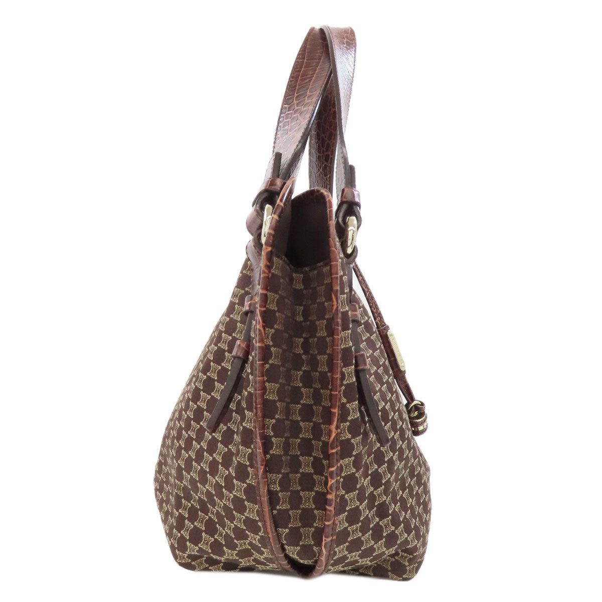Tote Bag , Macadam Pattern Women Leather Nylon