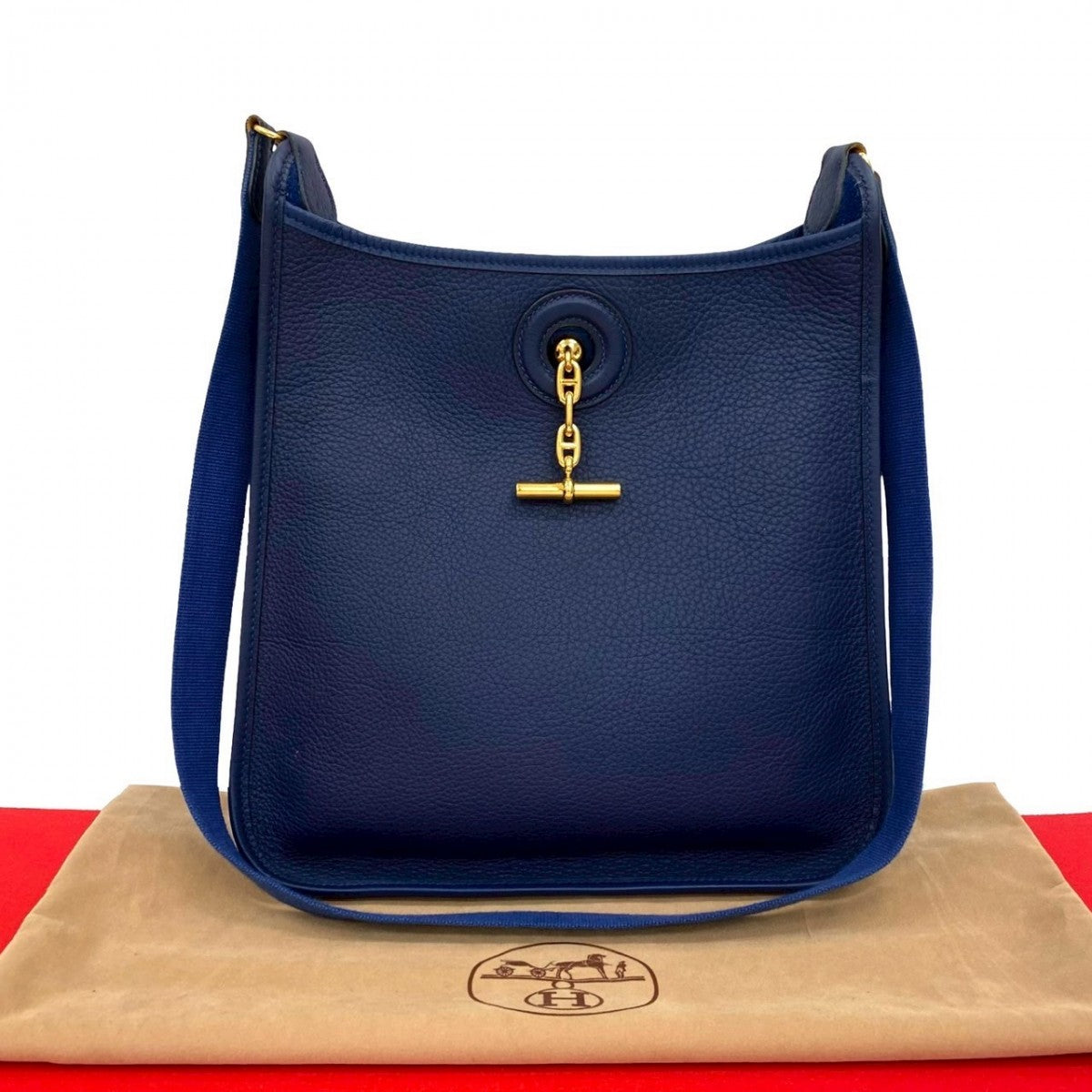 Shoulder Bag Togo Navy Vespa Pm