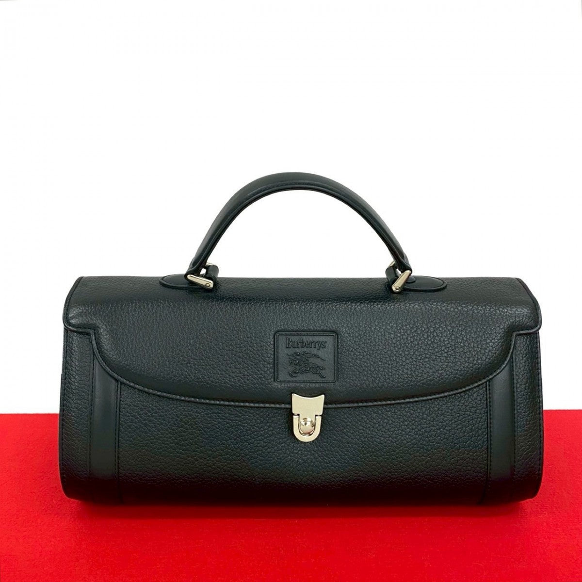 Burberry Leather Black Travel Bag