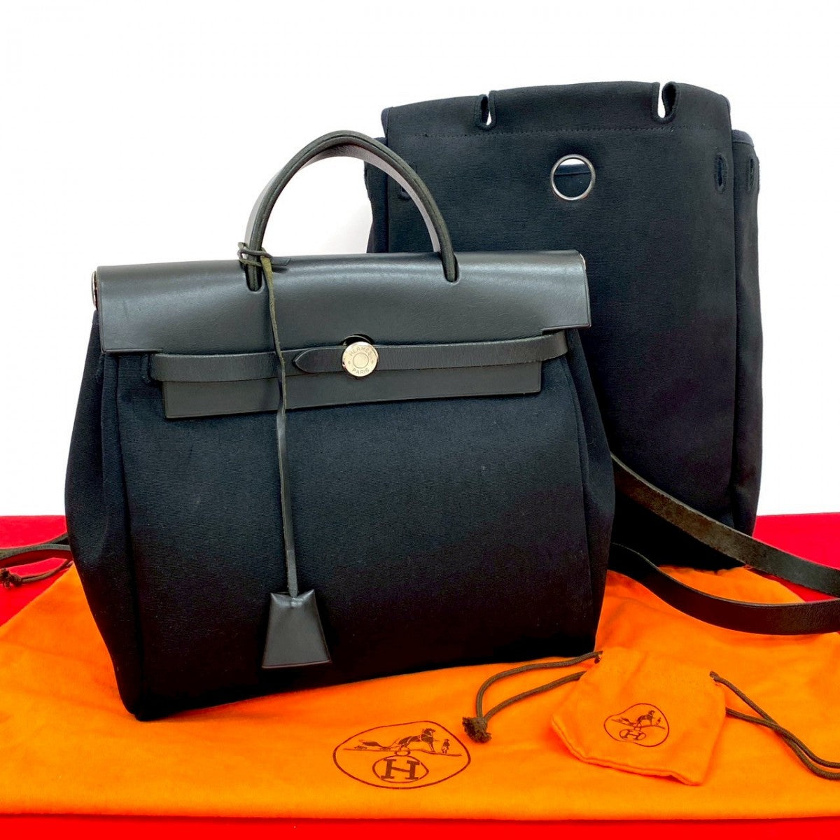 Hermes Backpack Towar Officier Herbag Ad Pm Black