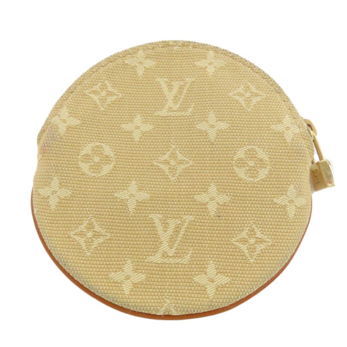 Louis Vuitton Coin M92452 run Portonet Ron Monogram Beige Mini Bag